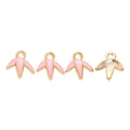 Enamel Leaf Bud Detailed Alloy Charm in 4 Pictured Options view 8