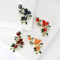 Alloy Red Persimmon Brooch Pin For Sweaters And Suits view 1