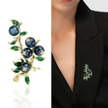 Alloy Red Persimmon Brooch Pin For Sweaters And Suits view 2