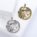 Alloy Vintage Medusa Brooch Pin For Hip Hop Clothing Accessories view 3