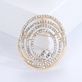 Alloy Rhinestone Fashion Brooch For Suit Dress And Apparel Decoration view 6