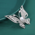 Alloy Rhinestone Butterfly Brooch For Sweater Suit And Coat view 4