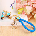 Enamel Scooter Keychains with Matching Braided Loops in Four Colors view 6