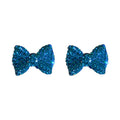 Light Luxury Alloy Emerald Glass Bead Chain Rhinestone Geometric Stud Earrings For Women view 5