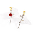 European American Retro Metal 3D Rose Brooch Simple Niche Pin For Suit Cardigan Coat Accessory view 1