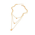 Vintage Metal Star Moon Heart Pendant Collarbone Necklace Creative Minimal Necklace For Women view 5