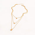 Vintage Metal Star Moon Heart Pendant Collarbone Necklace Creative Minimal Necklace For Women view 3