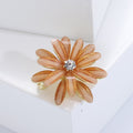 Alloy Flower Brooch Pin For Fashion Clothing Decoration view 4