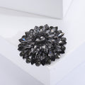 Alloy Crystal Glass Brooch Pin For Elegant Garment Decoration view 4