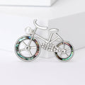 Alloy Bicycle Brooch Pin For Elegant Clothing Accessory Decor view 3