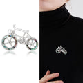 Alloy Bicycle Brooch Pin For Elegant Clothing Accessory Decor view 2