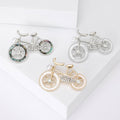 Alloy Bicycle Brooch Pin For Elegant Clothing Accessory Decor view 1
