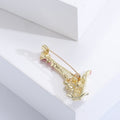 Creative Alloy Heart Shooting Brooch For Women Suit Lapel view 4