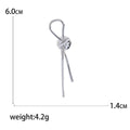 Alloy Knotted Brooch Pin For Blazers Sweaters And Button Decoration view 5