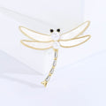 Alloy Shell Dragonfly Brooch For Creative Coat Clothing Accessories view 6