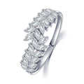Gold Plated Copper Wheat Ear Ring For Women, Niche Fashion Adjustable Index Finger Jewelry view 6