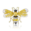 Alloy Enamel Bee Brooch For Coat And Jacket Accessories view 1