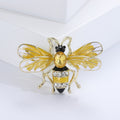 Alloy Enamel Bee Brooch For Coat And Jacket Accessories view 2