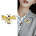Alloy Enamel Bee Brooch For Coat And Jacket Accessories view 3