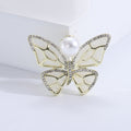 Vintage Alloy Enamel Butterfly Brooch For Garment Accessories view 6