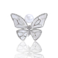 Vintage Alloy Enamel Butterfly Brooch For Garment Accessories view 1