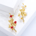 Alloy Pearl Plum Blossom Brooch Pin For Elegant Clothing Decoration view 2
