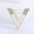 Alloy Letter V Brooch For Suits Coats And Fashion Decoration view 6