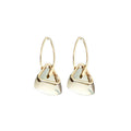 Copper Hollow Triangle Drop Earrings For Women Fashion OL Geometric Metal Stud Dangle Style view 5