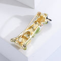 Alloy Green Enamel Frog Brooch Pin For Creative Suit Decoration view 2