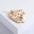 Alloy Enamel Red Eye Rabbit Lapel Pin For Clothing Brooch view 4