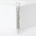 Alloy Pearl Rhinestone Pen Brooch Pin For Suit Decoration view 5
