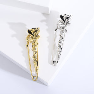 Alloy Rose Bouquet Brooch Pin Pendant For Romantic Fashion Accessories