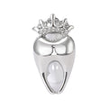 Alloy Rhinestone Crown Tooth Brooch Pin For Fashion Clothing view 5