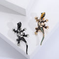 Alloy Enamel Gecko Brooch For Men's Suit Lapel Accessories view 2