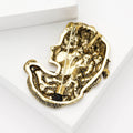 Alloy Vintage Medusa Brooch For Personalized Clothing Accessories view 3