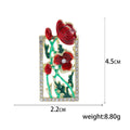 Alloy Enamel Flower Brooch Pin For Classic Clothing Fastening view 5