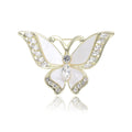 Alloy Enamel Shell Butterfly Brooch Pin For Versatile Apparel view 1