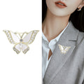 Alloy Enamel Shell Butterfly Brooch Pin For Versatile Apparel view 3