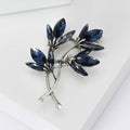 Alloy Vintage Orchid Brooch Pin For Elegant Fashion Apparel view 4