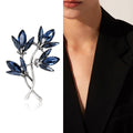 Alloy Vintage Orchid Brooch Pin For Elegant Fashion Apparel view 2