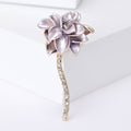 Alloy Enamel Lotus Brooch Pendant For Coat And Clothing Decoration view 5