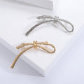 Vintage Alloy Bow Brooch Pendant For Suit And Coat Accessories view 1