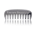 Stainless Steel Comb Brooch Pin For Women's Luxury Clothing Accessories view 2