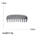 Stainless Steel Comb Brooch Pin For Women's Luxury Clothing Accessories view 5