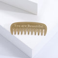 Stainless Steel Comb Brooch Pin For Women's Luxury Clothing Accessories view 6