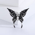 Alloy Enamel Butterfly Brooch Pin With Rhinestones For Suit Lapels view 4