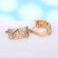 Creative Dragonfly Flying Micro Paved Zirconia Ear Cuff Earrings For Women, Trendy Jewelry view 3