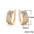 Creative Dragonfly Flying Micro Paved Zirconia Ear Cuff Earrings For Women, Trendy Jewelry view 5