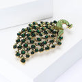 Alloy Rhinestone Peacock Brooch Pin For Suits And Coats view 3