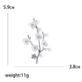 Shell Plum Blossom Brooch Pin For Garment Closure Decoration view 5